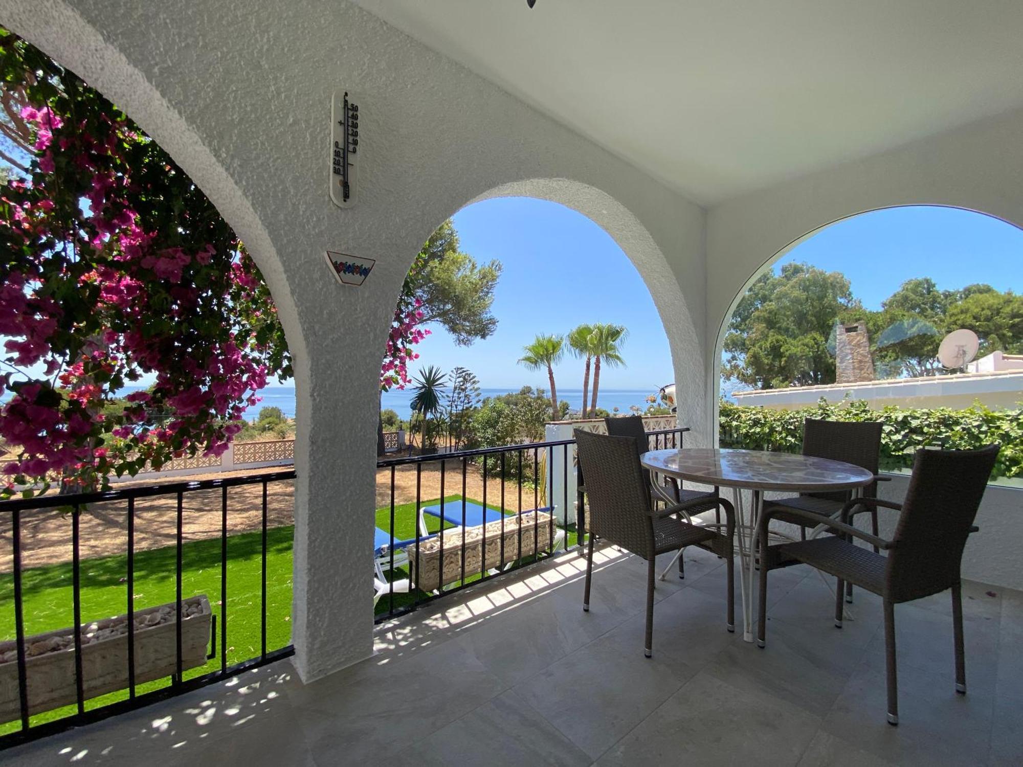 Independent Villa Beach House El Bosque La Cala De Mijas Eksteriør billede